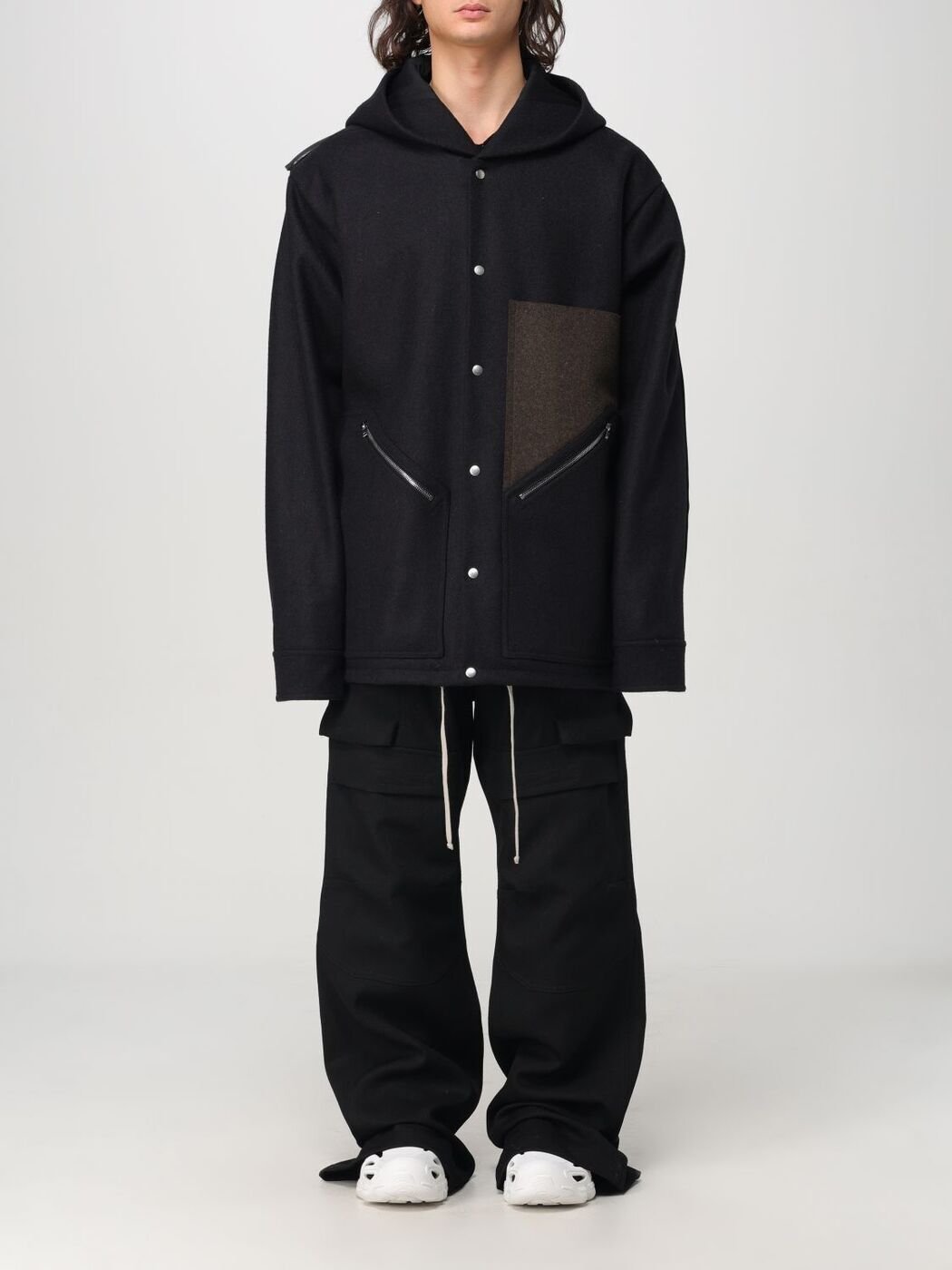 å  RICK OWENS 㥱å  ֥å Jackets RR02D6713WHFTYR0904 Black ...