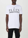 フィリップ プレイン PHILIPP PLEIN Tシャツ メンズ ホワイト T-shirts FADCMTK7444PJY002N White 関税 送料無料 ラッピング無料 2025AW gi