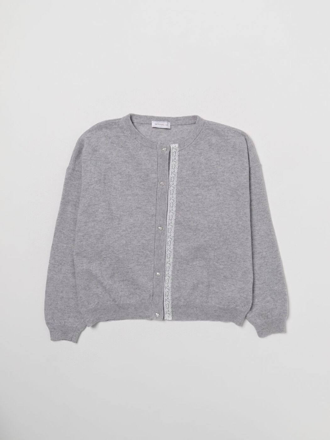 ʥꥶ MONNALISA 롼ͥåѡ ˥åȥ 륺 졼 Crew neck jumpers 17B801205...