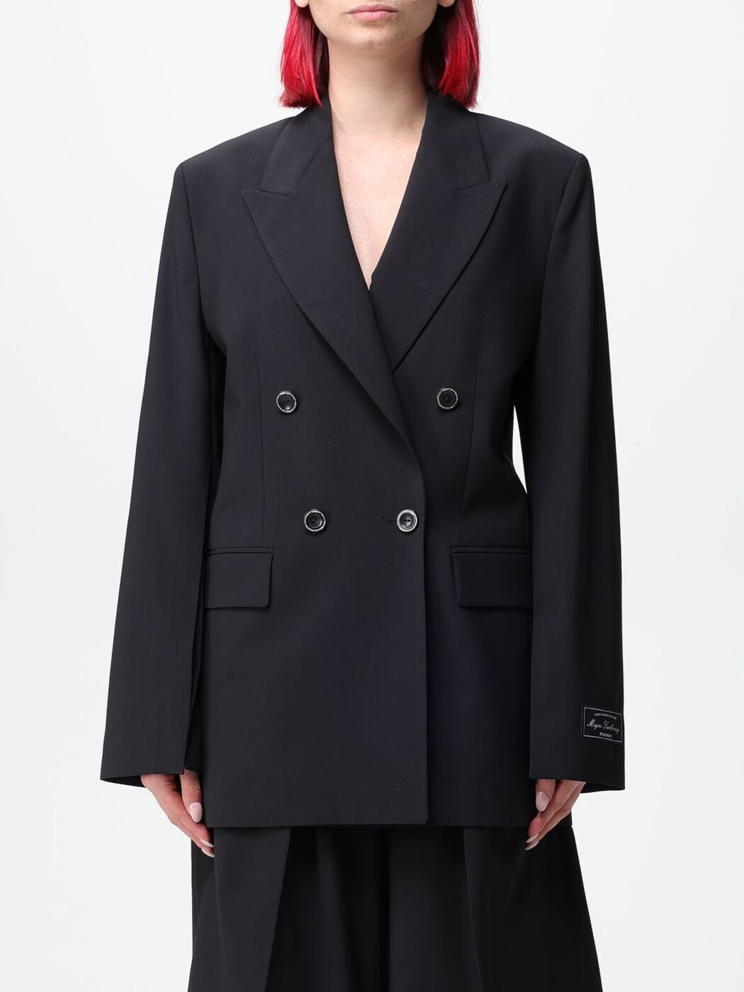 २ MSGM ĥ㥱å  㥱å ǥ ֥å Suit Jackets 3541MDG11237606 Black  ̵ åԥ̵ 2024AW gi