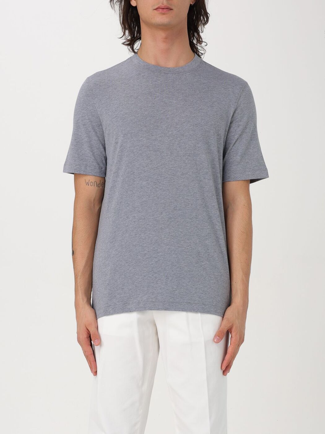 ֥ͥ ͥ BRUNELLO CUCINELLI T  졼 T-shirts M0B131308 Grey  ...