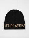 ヴェルサーチェ・ジーンズ・クチュール VERSACE JEANS COUTURE ハット 帽子 レディース ブラック Hats 77HAZK40ZG316 Black 関税 送料無料 ラッピング無料 2025AW gi