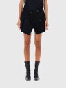 【土日限定1000円OFF!!】 サカイ SACAI デニムショーツ ショーツ レディース ブラック Denim shorts 2407333 Black 関税 送料無料 ラッピング無料 2025AW gi(4)