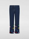 【三連休限定1000円OFF】 ステラマッカートニー STELLA MCCARTNEY レギュラーフィットジーンズ デニム ガールズ ブルー Regular fit jeans TV6E70Z0153 Blue 関税 送料無料 ラッピング無料 2025AW gi