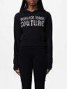 【1000円OFFクーポン配布中!!】 ヴェルサーチェ・ジーンズ・クチュール VERSACE JEANS COUTURE トレーナー レディース ブラック Sweatshirts 77HAIL00CF00L Black 関税 送料無料 ラッピング無料 2025AW gi