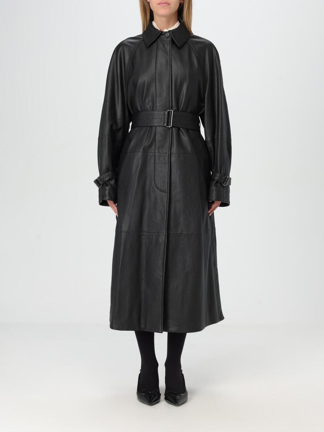1000OFFݥ!! ޥå ޡ MAX MARA ȥ  ǥ ֥å Coats and trench coats 2421476015600 Black  ̵ åԥ̵ 2025AW gi