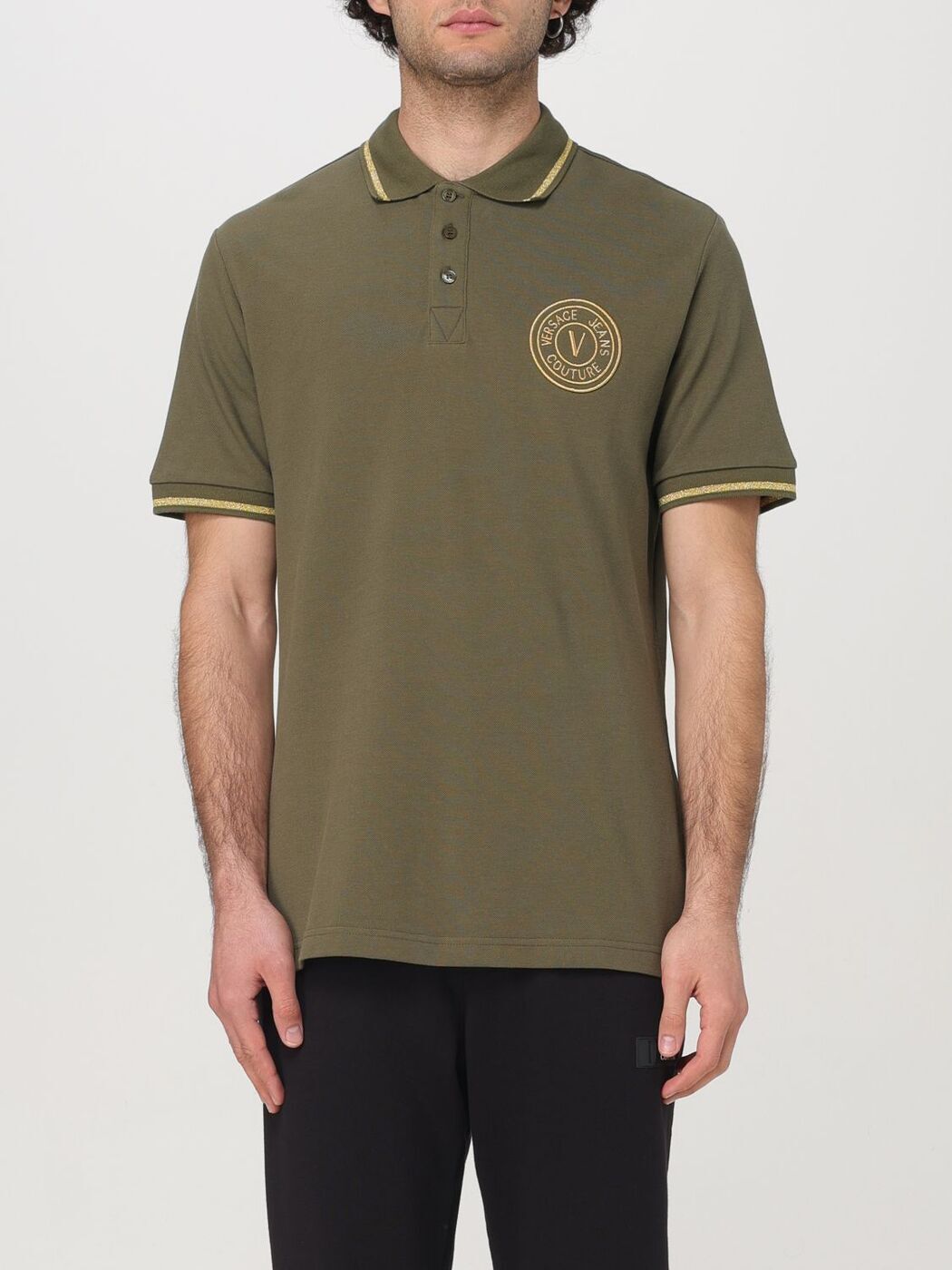 륵  塼 VERSACE JEANS COUTURE ݥ  ꡼ Polo shirts 77G...