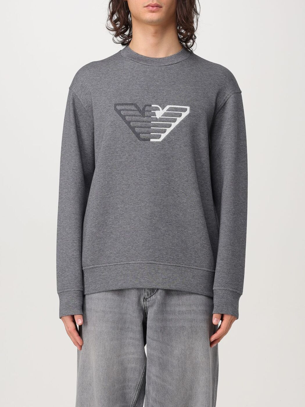 ݥꥪ ޡ EMPORIO ARMANI åȥ ȥ졼ʡ  졼 Sweatshirts 6D1M761J...