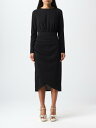 カール ラガーフェルド KARL LAGERFELD ワンピース ドレス レディース ブラック Dresses 230W1352 Black 関税 送料無料 ラッピング無料 2023SS gi(4)