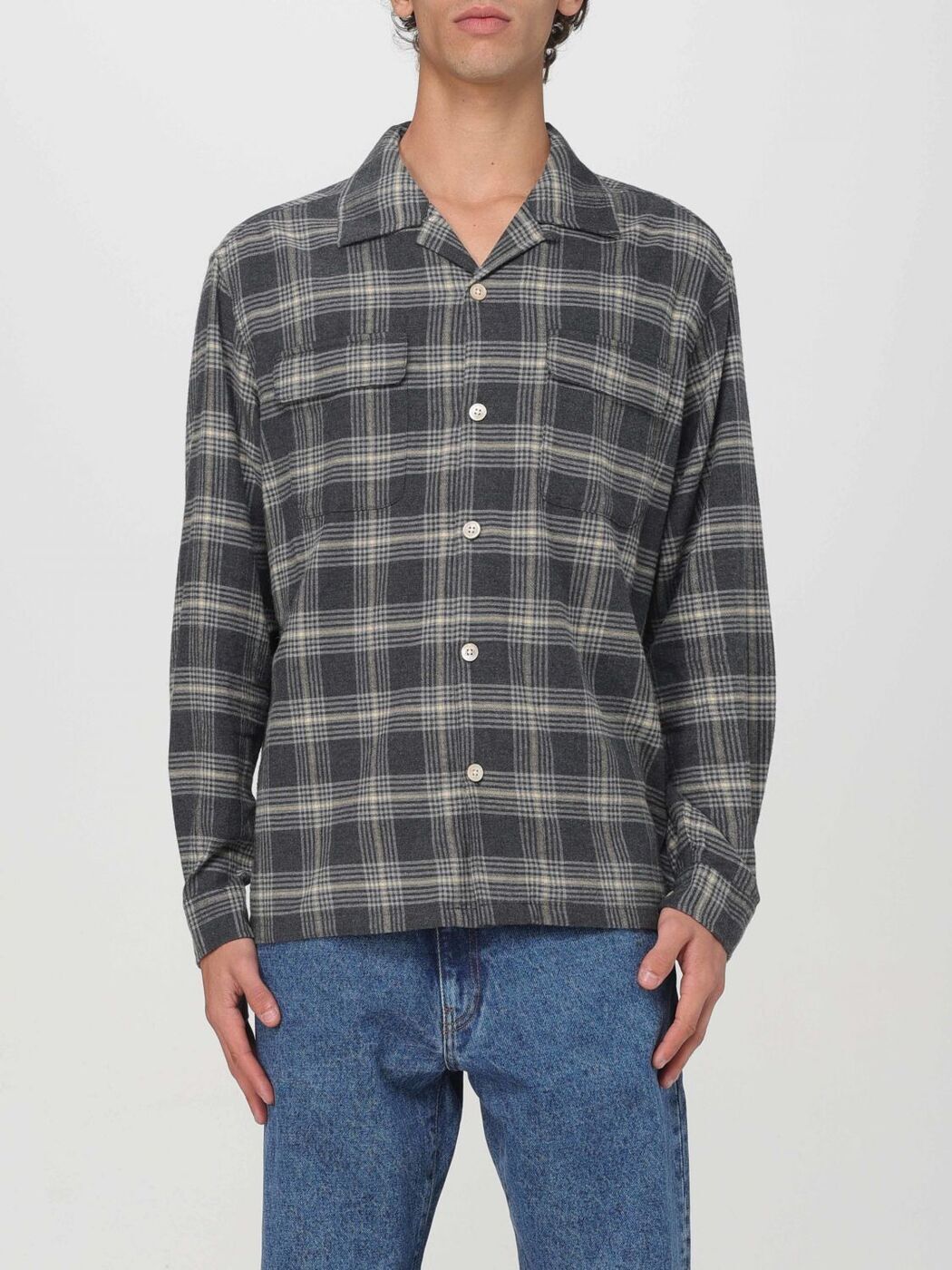 ե SUNFLOWER   졼 Shirts 1210 Grey  ̵ åԥ̵ 2025AW g...