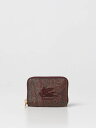 【三連休限定1000円OFF】 エトロ ETRO カードホルダー 財布 レディース ブラウン Wallets and Card Holders 1N0837567 Brown 関税 送料無料 ラッピング無料 2024AW gi