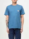 カーハート ダブリューアイピー CARHARTT WIP Tシャツ メンズ T-shirts I030434 Gnawed Blue 関税 送料無料 ラッピング無料 2025SS gi