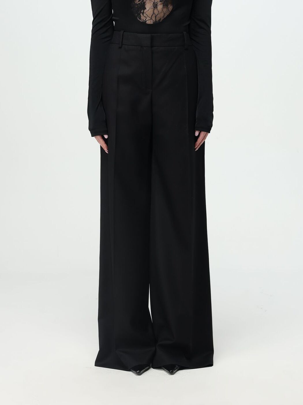 NINA RICCI ニナリッチ パンツ High-rise wool-blend 1016334 楽天市場】パンツ レディース(ブランドニナ・リッチ