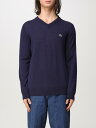 ラコステ LACOSTE セーター ニットウェア メンズ ブルー Knitwear AH3221 Blue 関税 送料無料 ラッピング無料 2025AW gi