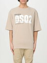 ディースクエアード DSQUARED2 Tシャツ メンズ ベージュ T-shirts S74GD1412D20033 Beige 関税 送料無料 ラッピング無料 2025SS gi