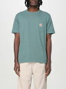カーハート ダブリューアイピー CARHARTT WIP Tシャツ メンズ グリーン T-shirts I030434 Green 関税 送料無料 ラッピング無料 2025SS gi