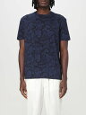 エトロ ETRO Tシャツ メンズ ブルー T-shirts MRMA0002AK584 Blue 関税 送料無料 ラッピング無料 2025SS gi