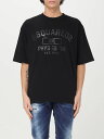 ディースクエアード DSQUARED2 Tシャツ メンズ ブラック T-shirts S74GD1413D20033 Black 関税 送料無料 ラッピング無料 2025SS gi