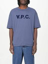 アーペーセー A.P.C. Tシャツ メンズ ブルー T-shirts COHBOM26385 Blue 関税 送料無料 ラッピング無料 2025SS gi