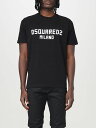 ディースクエアード DSQUARED2 Tシャツ メンズ ブラック T-shirts S74GD1418D20020 Black 関税 送料無料 ラッピング無料 2025SS gi
