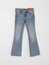 ディーゼル DIESEL レギュラーフィットジーンズ デニム ガールズ ブルー Regular fit jeans J00991KXBN3 Denim 関税 送料無料 ラッピング無料 2025SS gi