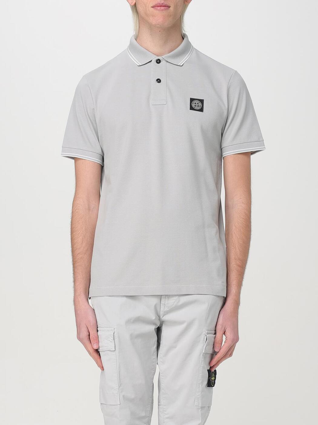 ȡ  STONE ISLAND ݥ  Polo shirts 22002SCS0018 Grey 1  ...