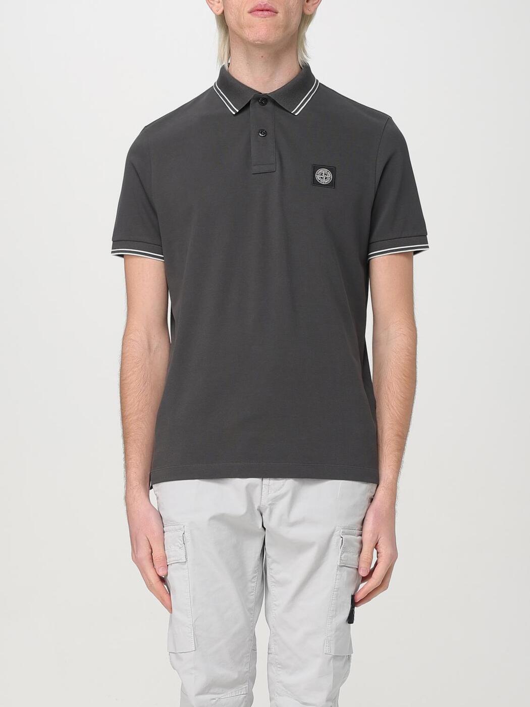 ȡ  STONE ISLAND ݥ  Polo shirts 22002SCS0018 Grey 2  ...