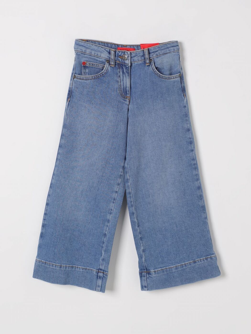 楽天BRANDSHOP・クラージュ楽天市場店マックス アンド コー MAX&CO. KID レギュラーフィットジーンズ デニム ガールズ ブルー Regular fit jeans MX0111MX066 Denim 関税 送料無料 ラッピング無料 2025SS gi