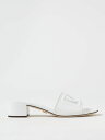 【1000円OFFクーポン配布中!】 ドルチェ&ガッバーナ DOLCE&GABBANA サンダル レディース ホワイト Sandals CR1755AY329 White 関税 送料無料 ラッピング無料 2025SS gi