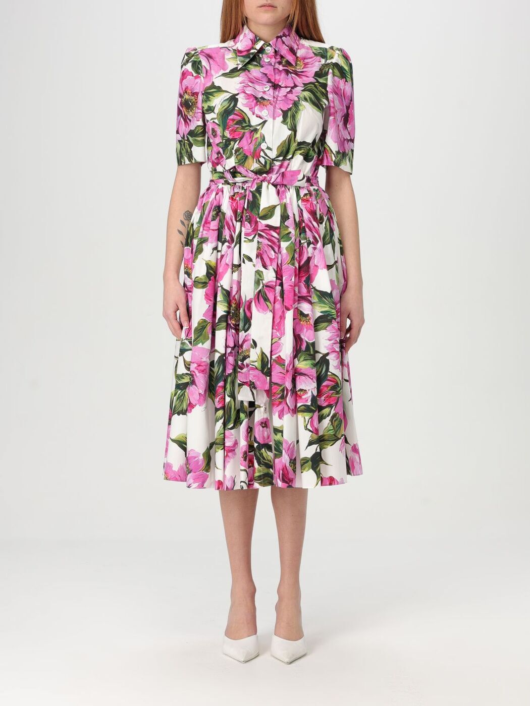 ɥ&åС DOLCE&GABBANA ԡ ɥ쥹 ǥ Dresses F6AGMTHS5S3 Peony  ...