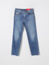 ディーゼル DIESEL レギュラーフィットジーンズ デニム ボーイズ ブルー Regular fit jeans J00808KXBNP Denim 関税 送料無料 ラッピング無料 2025SS gi