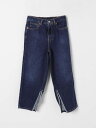 エムエムシックス メゾン マルジェラ MM6 MAISON MARGIELA レギュラーフィットジーンズ デニム ボーイズ ブルー Regular fit jeans M60452MM04N Denim 関税 送料無料 ラッピング無料 2025SS gi