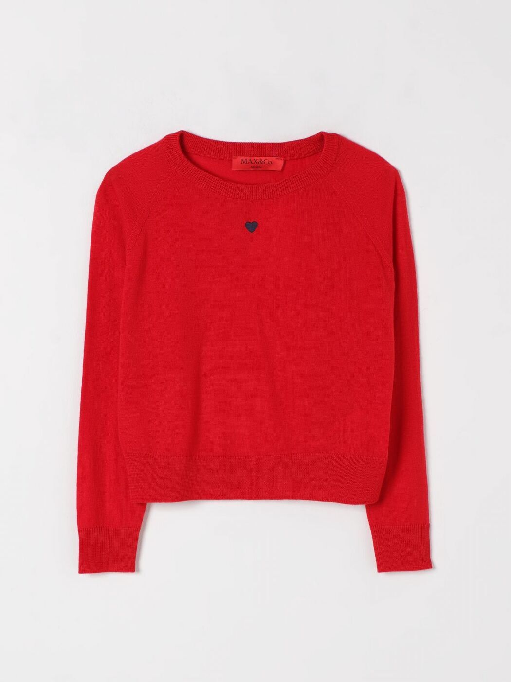楽天BRANDSHOP・クラージュ楽天市場店マックス アンド コー MAX&CO. KID クルーネックジャンパー ニットウェア ガールズ レッド Crew neck jumpers MX0003MX004 Red 関税 送料無料 ラッピング無料 2025SS gi