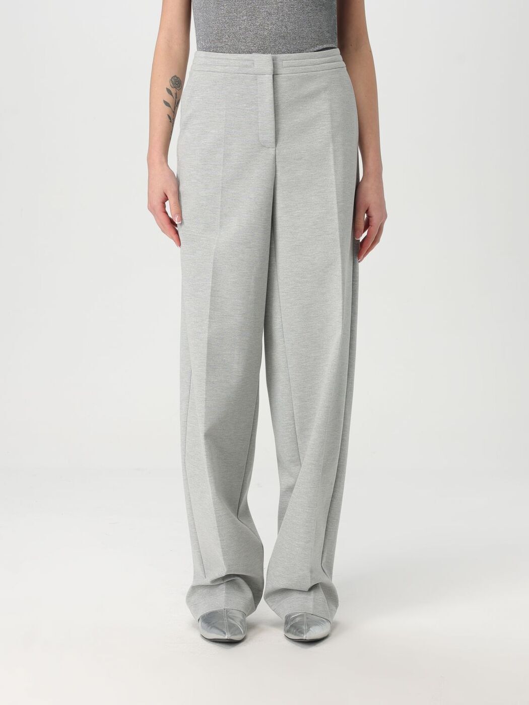 パトリツィアペペ PATRIZIA PEPE ズボン パンツ レディース グレー Trousers 