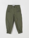 エムエスジーエム MSGM パンツ ボーイズ グリーン Cargo trousers S5MSJBPA027 Green 関税 送料無料 ラッピング無料 2025SS gi