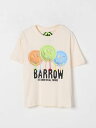 【三連休限定1000円OFF】 バロウキッズ BARROW KIDS ロングスリーブTシャツ Tシャツ ボーイズ ベージュ Long sleeve t-shirts S5BKJUTH068 Cream 関税 送料無料 ラッピング無料 2025SS gi