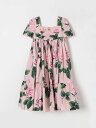 ドルチェ&ガッバーナ DOLCE&GABBANA ロングドレス ドレス ガールズ ピンク Long dresses L53DE7HS5S7 Pink 関税 送料無料 ラッピング無料 2025SS gi