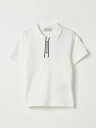 モンクレール MONCLER ポロシャツ トップス ボーイズ ホワイト Polo shirts 8A0000789ALK White 関税 送料無料 ラッピング無料 2025SS gi