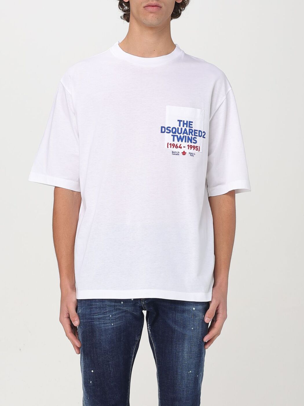 ݥȺ4!! ǥ DSQUARED2 T  ۥ磻 T-shirts S74GD1407S23009 White ...
