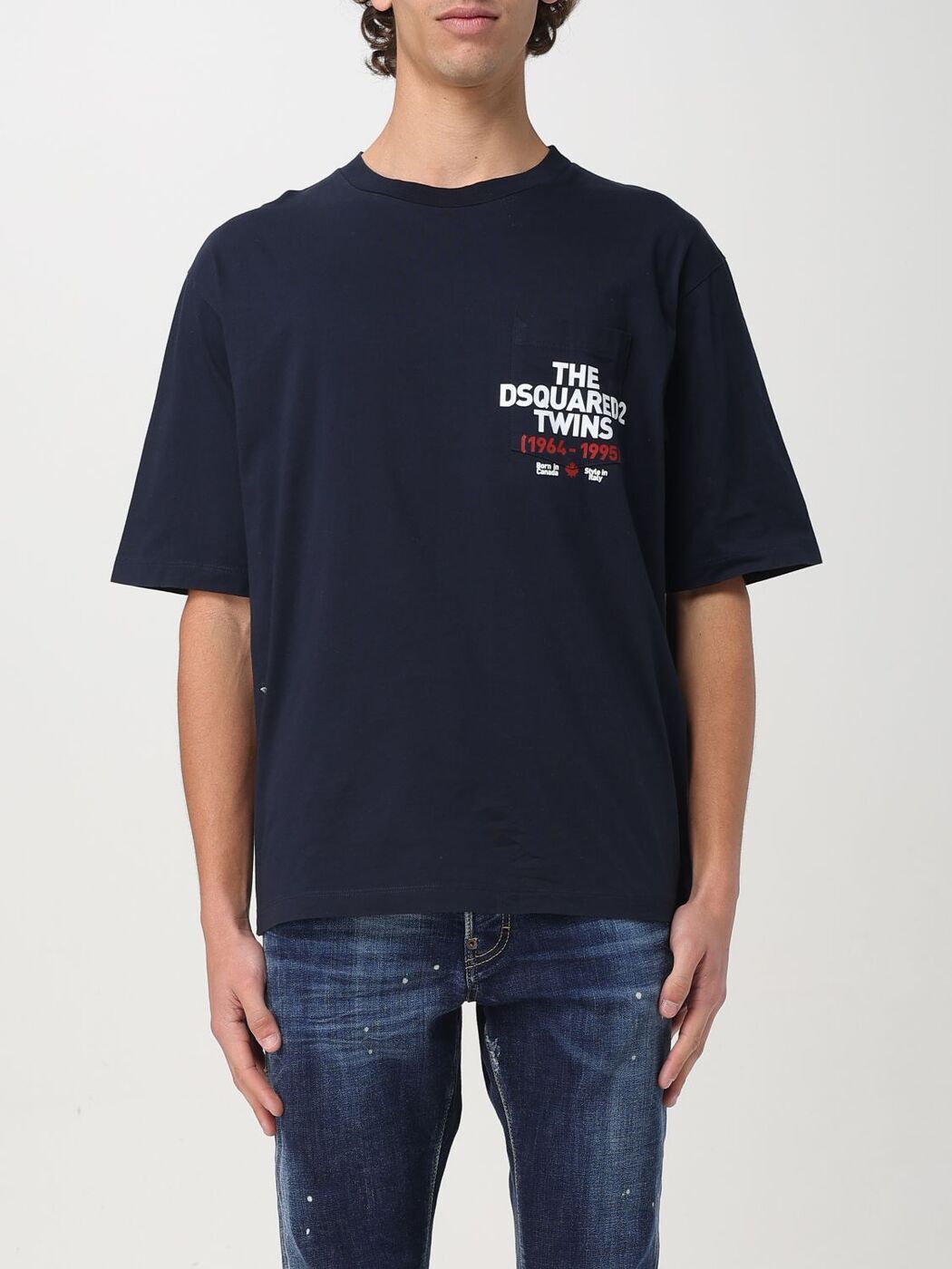 ݥȺ4!! ǥ DSQUARED2 T  ֥롼 T-shirts S74GD1407S23009 Blue ...