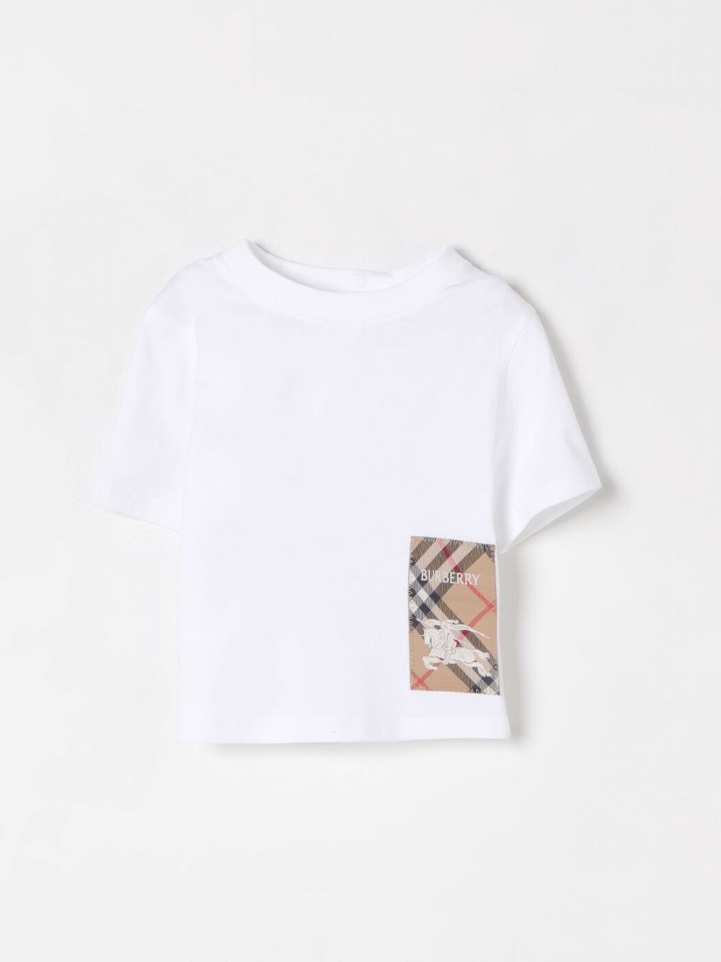 ݥȺ4!! СХ꡼ BURBERRY T ȥåץ ٥ӡ˥å ۥ磻 T-shirt 8100485...