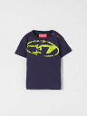 ディーゼル DIESEL Tシャツ トップス ベビーユニセックス ブルー T-shirt K00635KYAUN Blue 関税 送料無料 ラッピング無料 2025SS gi
