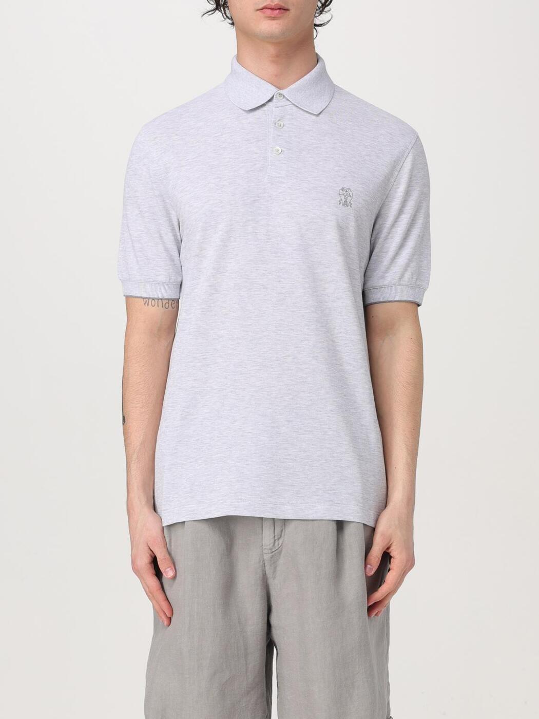 ֥ͥ ͥ BRUNELLO CUCINELLI ݥ  Polo shirts ME8548788 Grey 1 ...