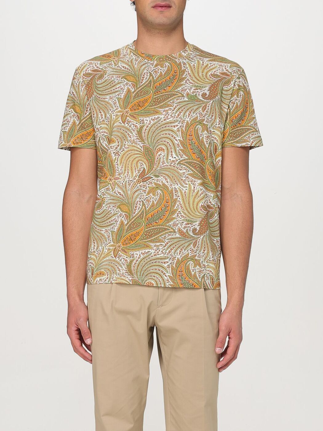 1000OFFݥ!! ȥ ETRO T  ꡼ T-shirts MRMA0002AK593 Gree...