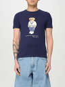 【土日限定1000円OFF】 ポロ ラルフ ローレン POLO RALPH LAUREN Tシャツ メンズ T-shirts 710973137 Blue 1 関税 送料無料 ラッピング無料 2025SS gi