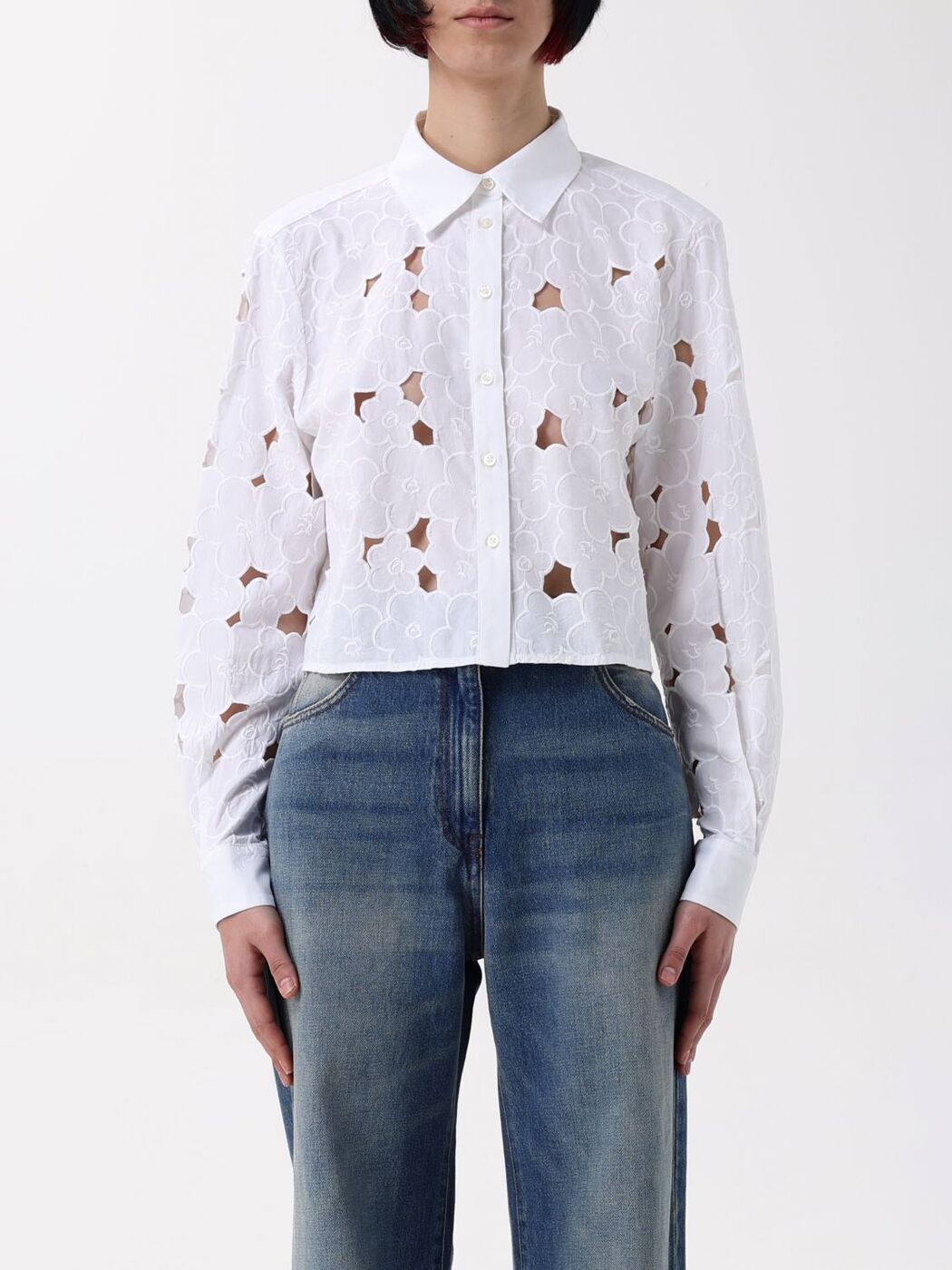 ݥȺ4!! २ MSGM  ǥ ۥ磻 Shirts 3841MDE16X257277 Wh...