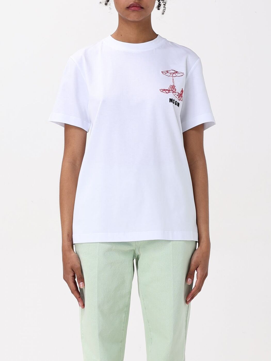 २ MSGM ݥ T ǥ ۥ磻 T-shirts and polo shirts 3841MDM14...