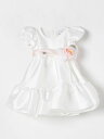 モナリザ MONNALISA セットアップ オールインワン ガールズ Jumpsuits 73E9055302 Yellow Cream 関税 送料無料 ラッピング無料 2025SS gi