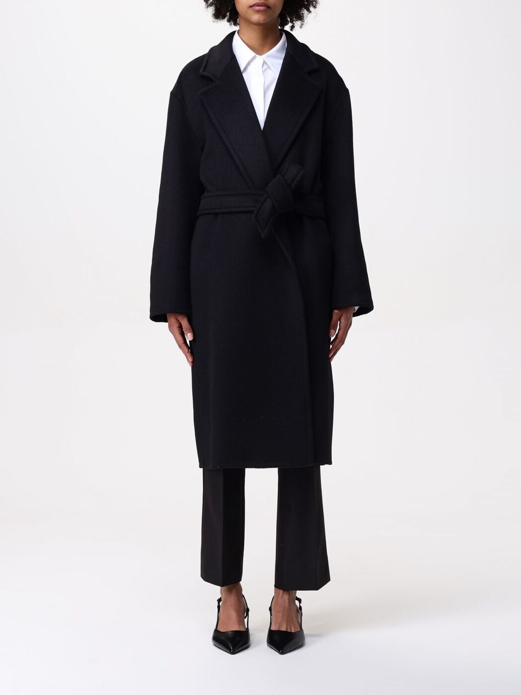 マックス マーラ MAX MARA トレンチコート コート レディース ブラック Coats and trench coats 2511011101600 Black 関税 送料無料 ラッピング無料 2025SS giのサムネイル