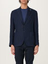 【土日限定1000円OFF】 マニュエル・リッツ MANUEL RITZ ジャケット メンズ ブルー Jackets 3832G2728L253127 Blue 関税 送料無料 ラッピング無料 2025SS gi